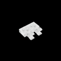 GDS-816 - Plate Special 1 x 2 with Clips Horizontal [Thick U-Clips]