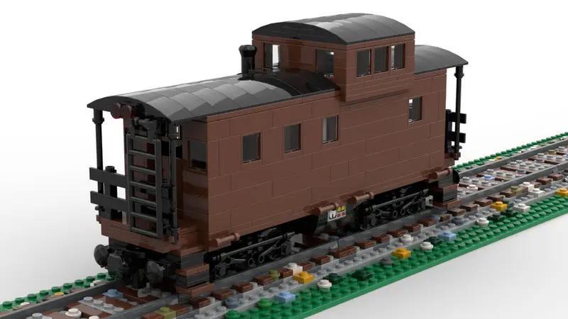 MOC-81647 C-40-3 Cupula Caboose - Southern Pacific edition
