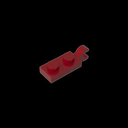 GDS-817 - Plate Special 1 x 2 with Clip Horizontal on End