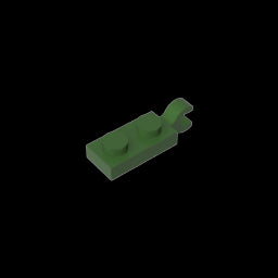GDS-817 - Plate Special 1 x 2 with Clip Horizontal on End