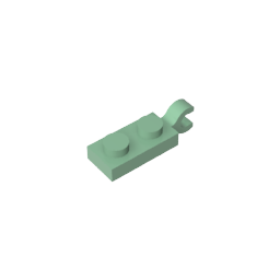 GDS-817 - Plate Special 1 x 2 with Clip Horizontal on End