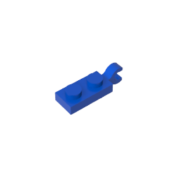 GDS-817 - Plate Special 1 x 2 with Clip Horizontal on End