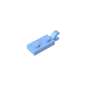 GDS-817 - Plate Special 1 x 2 with Clip Horizontal on End