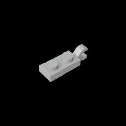 GDS-817 - Plate Special 1 x 2 with Clip Horizontal on End