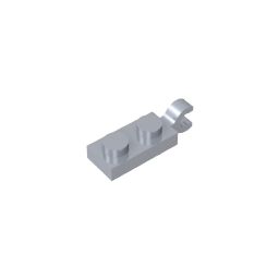 GDS-817 - Plate Special 1 x 2 with Clip Horizontal on End