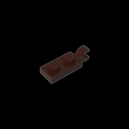 GDS-817 - Plate Special 1 x 2 with Clip Horizontal on End
