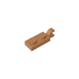 GDS-817 - Plate Special 1 x 2 with Clip Horizontal on End
