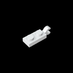 GDS-817 - Plate Special 1 x 2 with Clip Horizontal on End