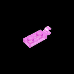 GDS-817 - Plate Special 1 x 2 with Clip Horizontal on End