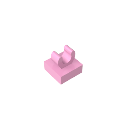 GDS-818 - Tile Special 1 x 1 with Clip with Rounded Edges