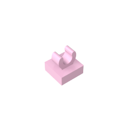 GDS-818 - Tile Special 1 x 1 with Clip with Rounded Edges