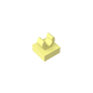 GDS-818 - Tile Special 1 x 1 with Clip with Rounded Edges