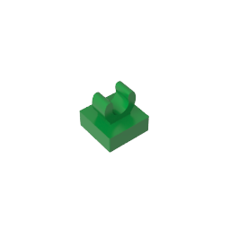 GDS-818 - Tile Special 1 x 1 with Clip with Rounded Edges