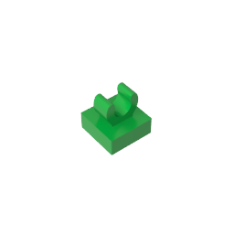GDS-818 - Tile Special 1 x 1 with Clip with Rounded Edges
