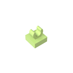 GDS-818 - Tile Special 1 x 1 with Clip with Rounded Edges