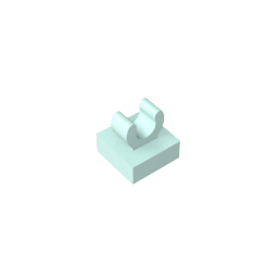 GDS-818 - Tile Special 1 x 1 with Clip with Rounded Edges