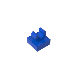 GDS-818 - Tile Special 1 x 1 with Clip with Rounded Edges