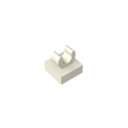 GDS-818 - Tile Special 1 x 1 with Clip with Rounded Edges