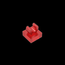 GDS-818 - Tile Special 1 x 1 with Clip with Rounded Edges
