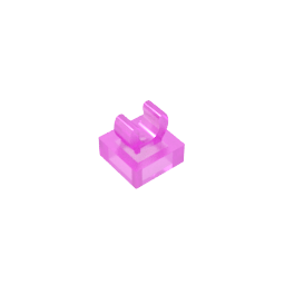 GDS-818 - Tile Special 1 x 1 with Clip with Rounded Edges