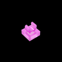 GDS-818 - Tile Special 1 x 1 with Clip with Rounded Edges