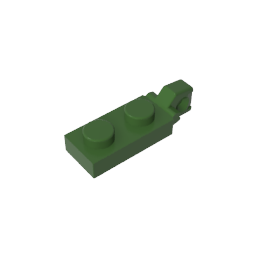 GDS-820 - Hinge Plate 1 x 2 Locking with 1 Finger On End, without Groove