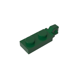 GDS-820 - Hinge Plate 1 x 2 Locking with 1 Finger On End, without Groove