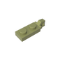 GDS-820 - Hinge Plate 1 x 2 Locking with 1 Finger On End, without Groove
