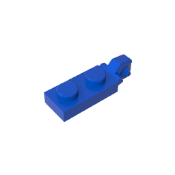 GDS-820 - Hinge Plate 1 x 2 Locking with 1 Finger On End, without Groove