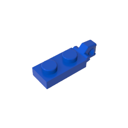 GDS-820 - Hinge Plate 1 x 2 Locking with 1 Finger On End, without Groove