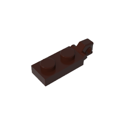 GDS-820 - Hinge Plate 1 x 2 Locking with 1 Finger On End, without Groove