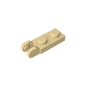 GDS-821 - Hinge Plate 1 x 2 Locking with 2 Fingers On End, with Groove