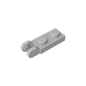 GDS-821 - Hinge Plate 1 x 2 Locking with 2 Fingers On End, with Groove