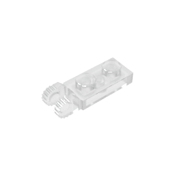 GDS-821 - Hinge Plate 1 x 2 Locking with 2 Fingers On End, with Groove