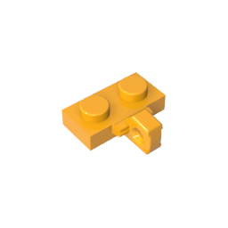GDS-822 - Hinge Plate 1 x 2 Locking with 1 Finger on Side, without Groove