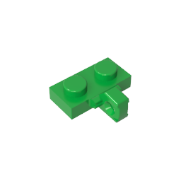 GDS-822 - Hinge Plate 1 x 2 Locking with 1 Finger on Side, without Groove