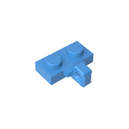 GDS-822 - Hinge Plate 1 x 2 Locking with 1 Finger on Side, without Groove