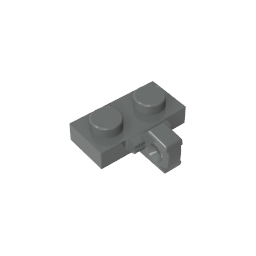 GDS-822 - Hinge Plate 1 x 2 Locking with 1 Finger on Side, without Groove