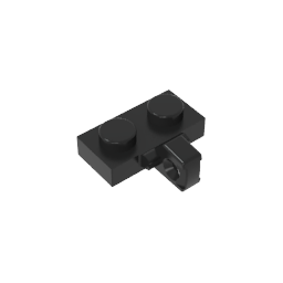 GDS-822 - Hinge Plate 1 x 2 Locking with 1 Finger on Side, without Groove