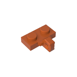 GDS-822 - Hinge Plate 1 x 2 Locking with 1 Finger on Side, without Groove