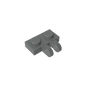 GDS-823 - Hinge Plate 1 x 2 Locking with 2 Fingers on Side, 9 Teeth