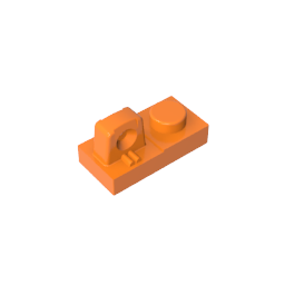 GDS-824 - Hinge Plate 1 x 2 Locking with 1 Finger On Top
