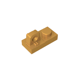 GDS-824 - Hinge Plate 1 x 2 Locking with 1 Finger On Top