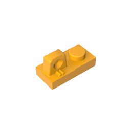 GDS-824 - Hinge Plate 1 x 2 Locking with 1 Finger On Top