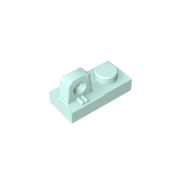 GDS-824 - Hinge Plate 1 x 2 Locking with 1 Finger On Top