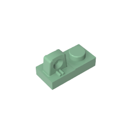 GDS-824 - Hinge Plate 1 x 2 Locking with 1 Finger On Top