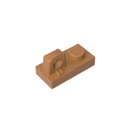 GDS-824 - Hinge Plate 1 x 2 Locking with 1 Finger On Top