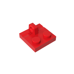 GDS-825 - Hinge Plate 2 x 2 Locking with 1 Finger on Top