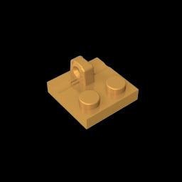 GDS-825 - Hinge Plate 2 x 2 Locking with 1 Finger on Top