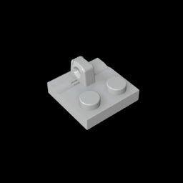 GDS-825 - Hinge Plate 2 x 2 Locking with 1 Finger on Top